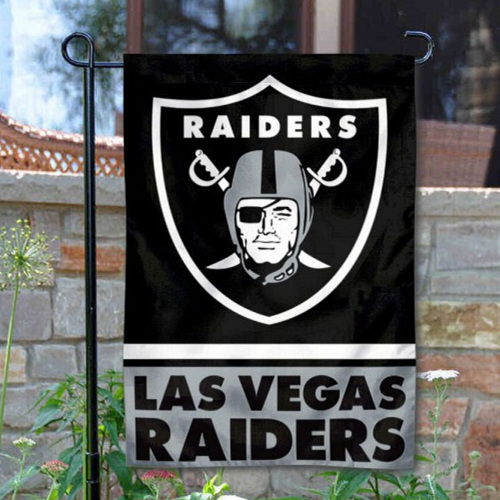 Las Vegas Raiders Double-Sided Garden Flag 001 (Pls Check Description For Details
